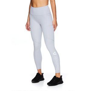 Reebok Essential Highrise Ankle Length Leggings with Pockets Women's Siz…